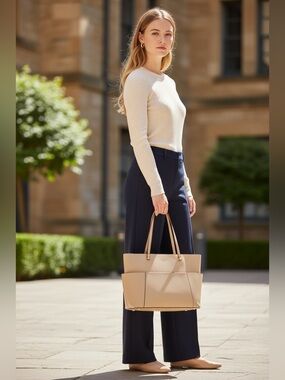 Anne Klein Tan large Tote Bag